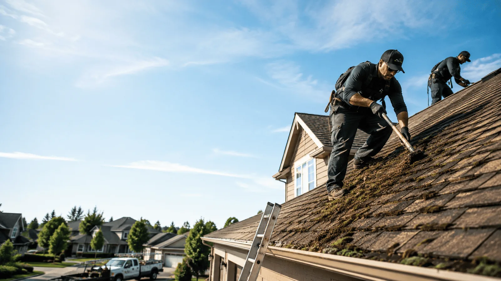 Roof Moss Removal in Mackey, IN near me
